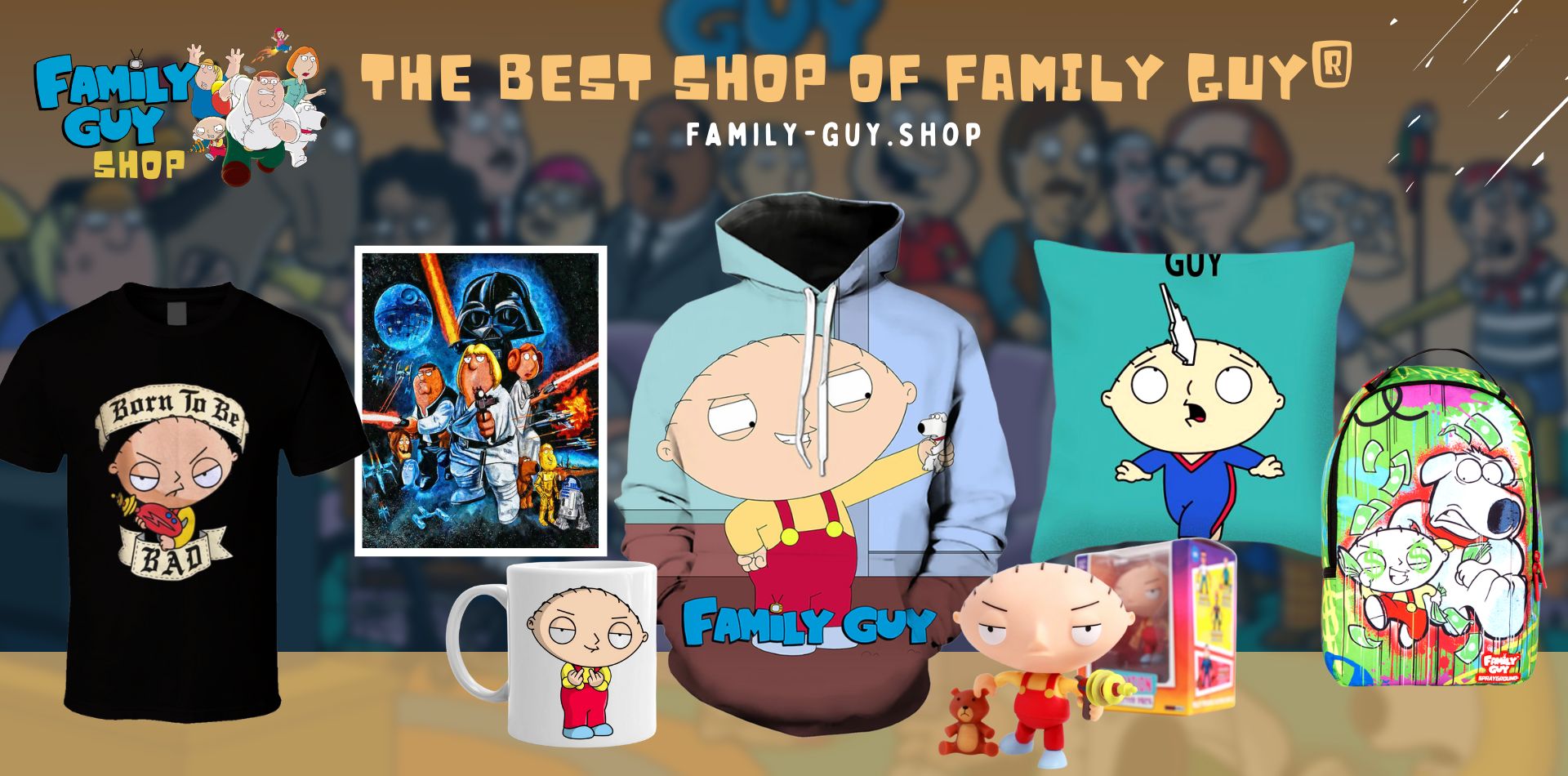 Family Guy Shop Web Banner - Family Guy Shop