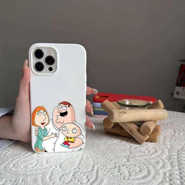 family-guy-cases-stewie-griffin-little-family-white-iphone-classic-case