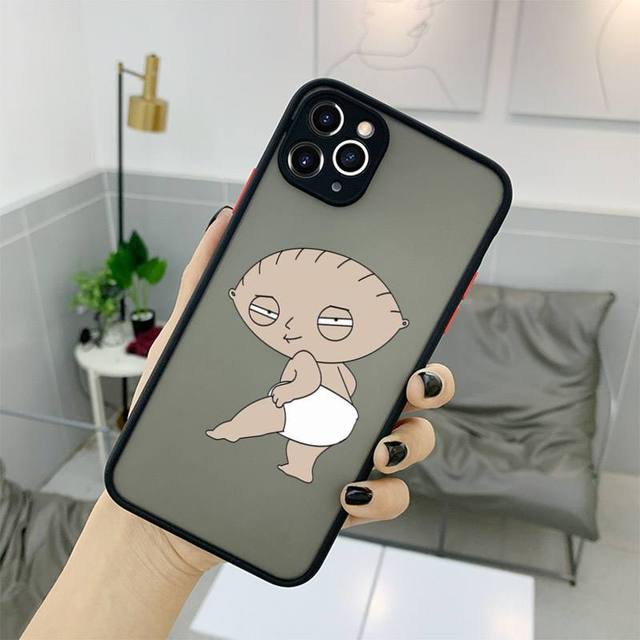 family-guy-cases-stewie-griffin-posing-black-iphone-classic-case