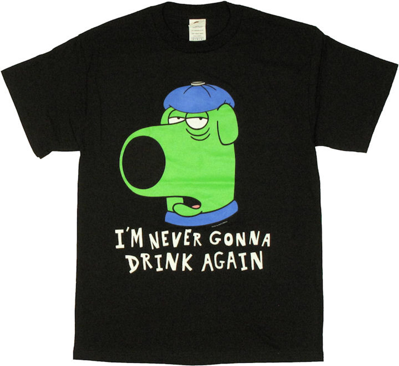 family guy brian hangover t shirt 3 44511.1 - Family Guy Shop