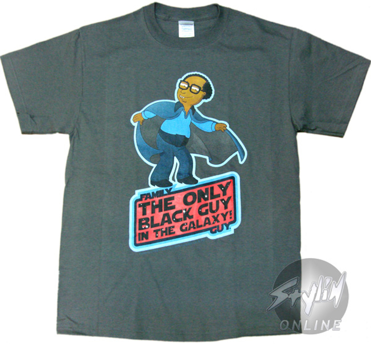 family guy only black t shirt 3 04096.1 - Family Guy Shop
