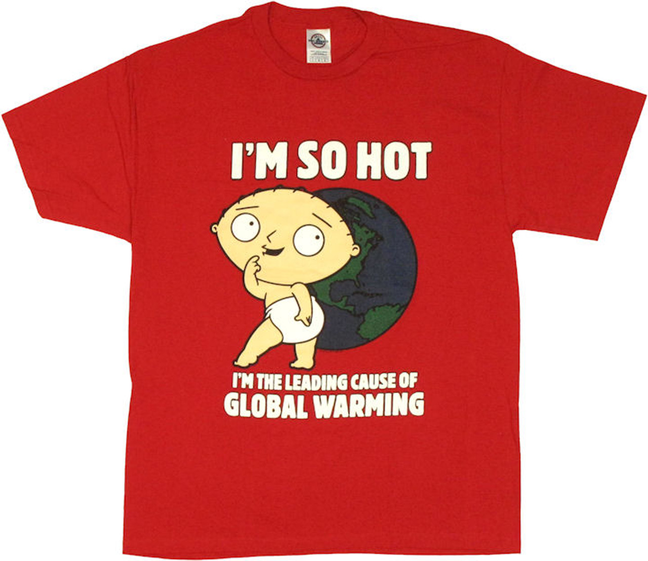 family guy stewie so hot t shirt 2 38583.1 - Family Guy Shop